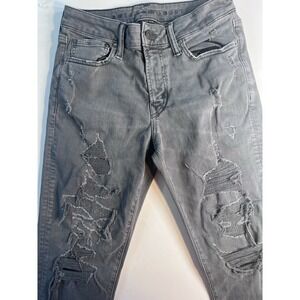 American Eagle Jeans Men's‎ 30x29 Black Destressed W30 L29 Next Level Flex Denim